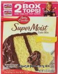 Betty Crocker Super Moist yellow cake mix Center Front Picture
